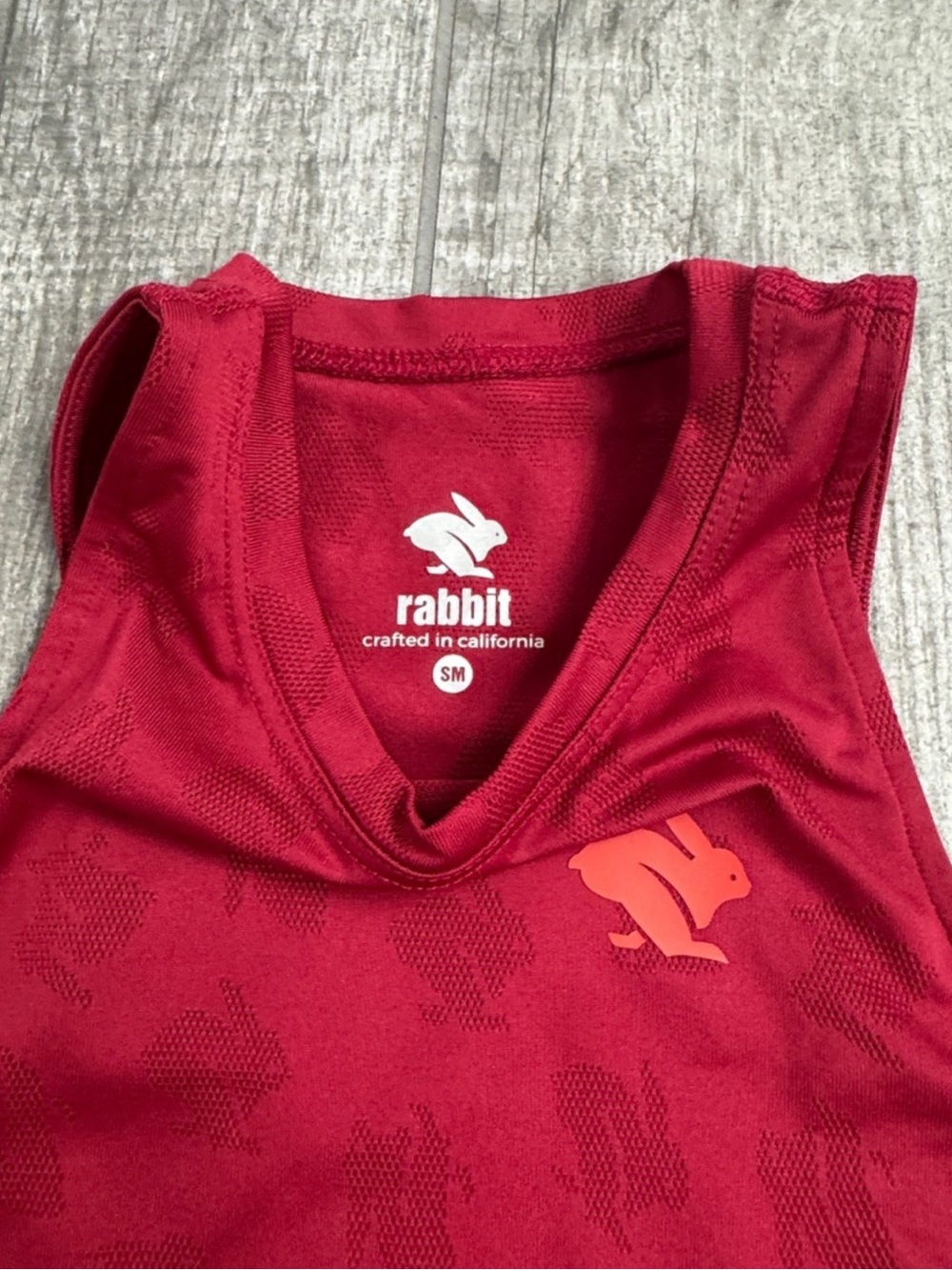 Rabbit Running Racerback Tank Top - Picture 3 of 3